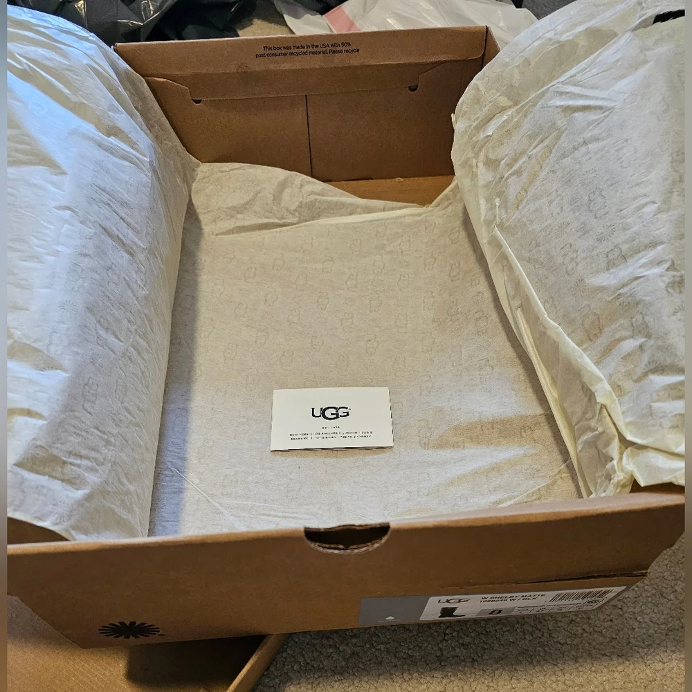 UGG Black W Shelby Matte Boots - Picture 8 of 9